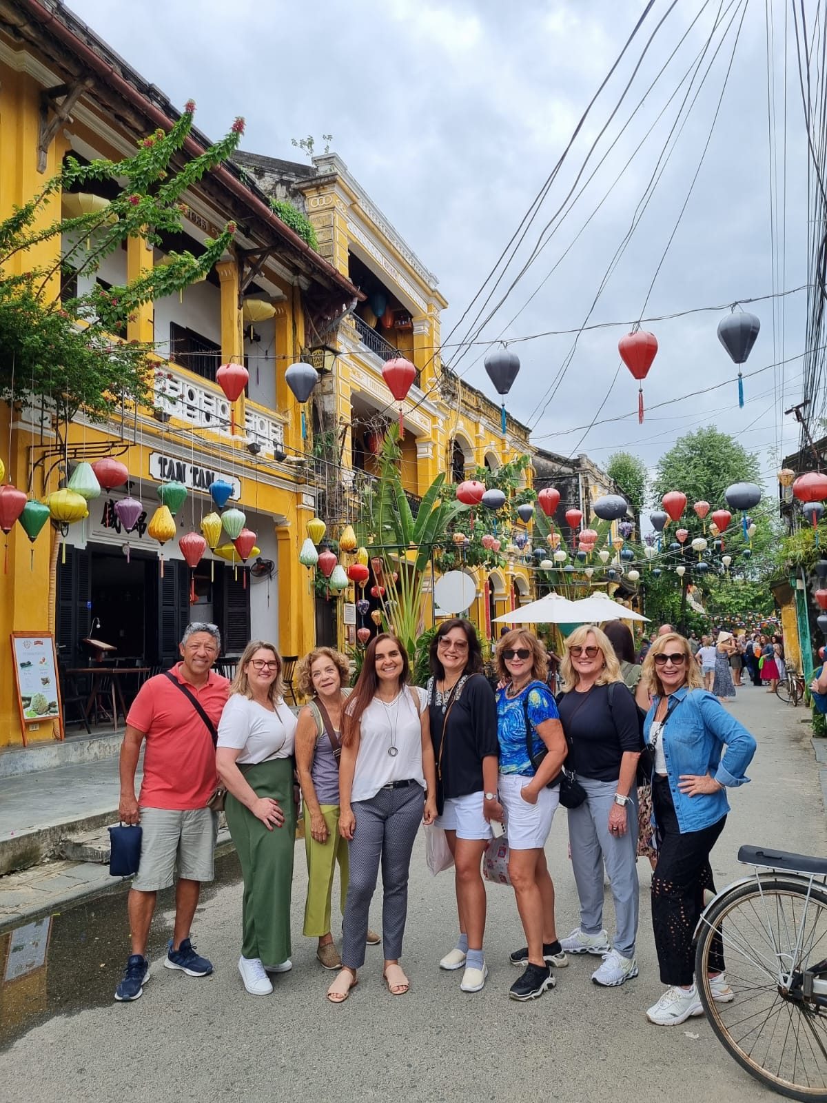 Grupo Andre Travel em Hoi An, Vietnã